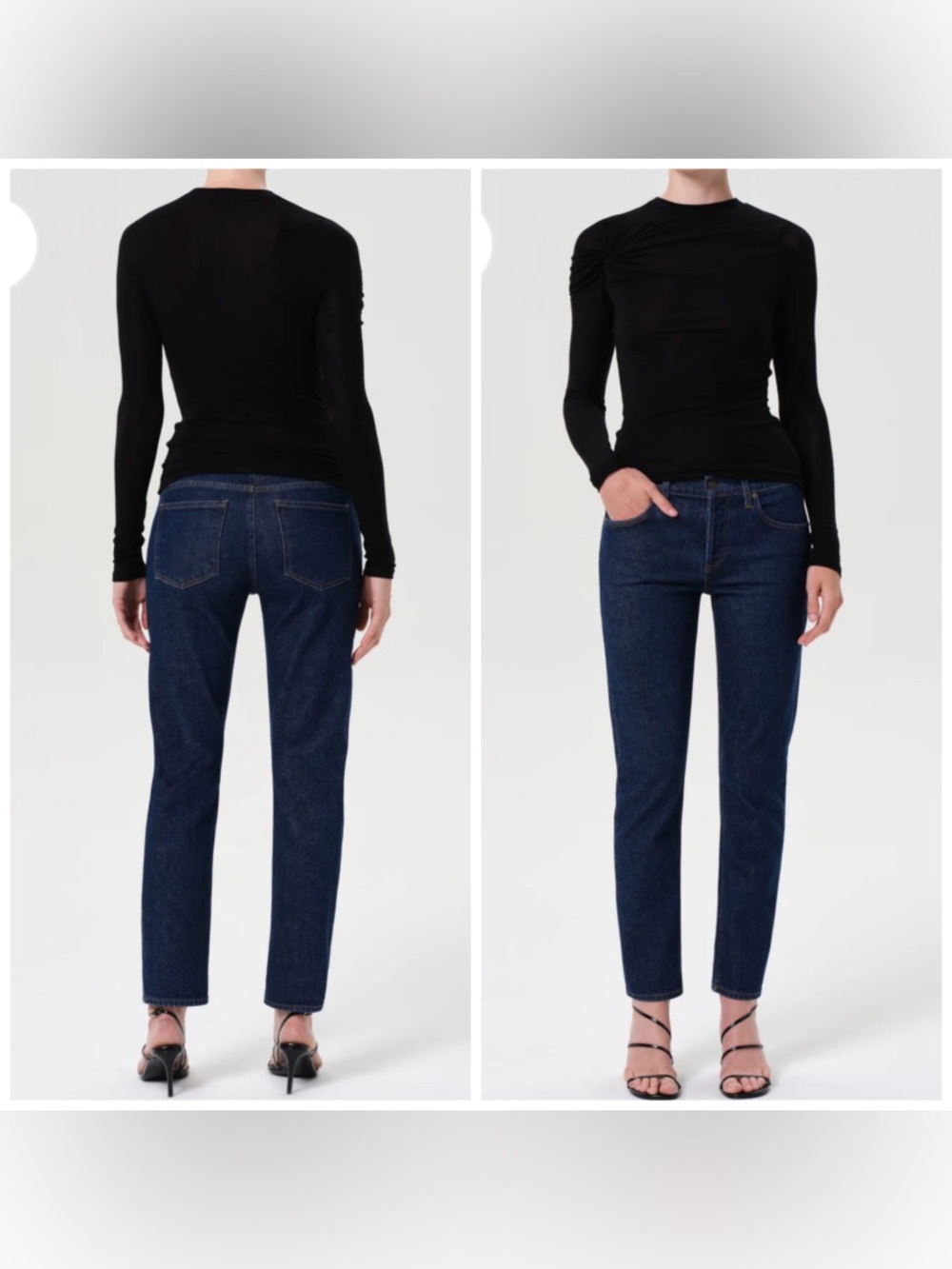 Agolde Cocktail Ankle Jean Low Rise Ankle Skinny Reissue Blue Size‎ 32